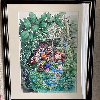 【最終価格】ハクメイとミコチ カード Amazon.co.jp: ハルタ100号記念 ハクメイとミコチ 高級複製原画